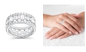 Macy's Cubic Zirconia Baguette and Round Eternity Ring